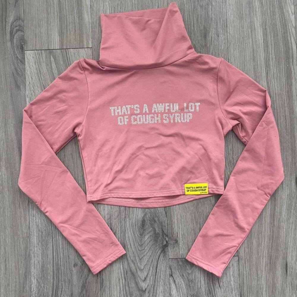 Women's Pink Crop-top